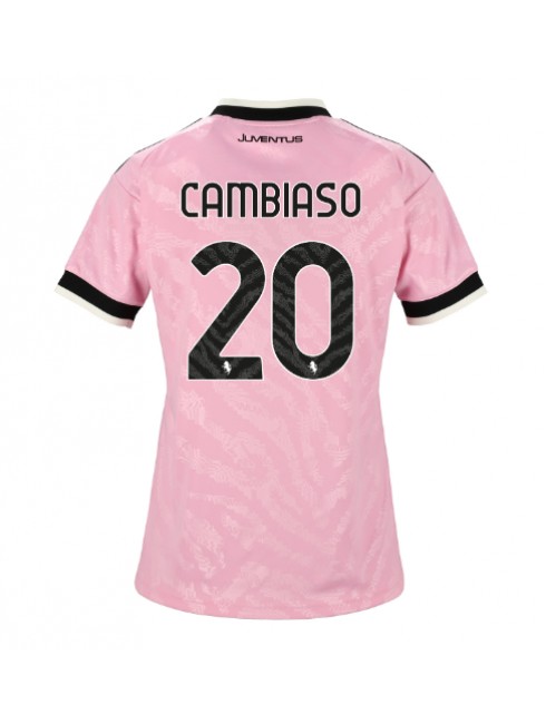 Juventus Andrea Cambiaso #20 Replika Borta Kläder Dam 2026-27 Kortärmad Juventus Andrea Cambiaso #20 Replika Borta Kläder Dam 2026-27 Kortärmad